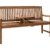 Dehner Gartenbank Oslo 3-Sitzer, ca. 150 x 66 x 83 cm, FSC Akazienholz, natur -