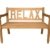 Dehner Gartenbank Relax, 2-Sitzer, ca. 120 x 64 x 89 cm, FSC Akazienholz, natur - 