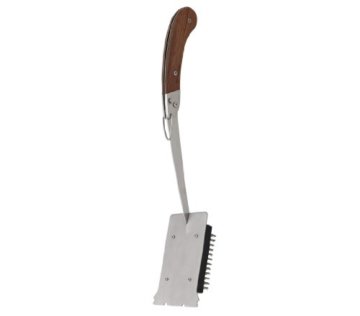 Dehner Living Grill-Reinigungsbürste Woody, klappbar, 45 cm -