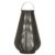 Dehner Solarlaterne Rattan, 25 cm, mit LED-Flacker Kerze -