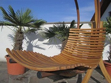 DESIGN Hängeliege 'NAVASSA-SEAT' aus Holz Lärche mit Auflage (OHNE Gestell) von AS-S - 