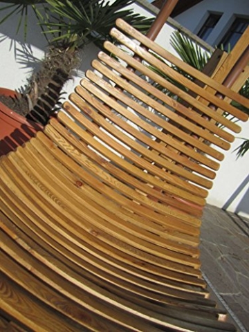 DESIGN Hängeliege 'NAVASSA-SEAT' aus Holz Lärche mit Auflage (OHNE Gestell) von AS-S - 