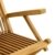 DIVERO 2er-Set Klappstuhl Teakstuhl Gartenstuhl Teak Holz Stuhl mit Armlehne für Terrasse Balkon Wintergarten witterungsbeständig behandelt massiv klappbar natur - 