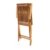 DIVERO 2er-Set Klappstuhl Teakstuhl Gartenstuhl Teak Holz Stuhl mit Armlehne für Terrasse Balkon Wintergarten witterungsbeständig behandelt massiv klappbar natur - 