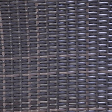 EBS® Polyrattan Gartenmöbel set Gartengarnitur Sitzgruppe Lounge Garnitur 1 Tisch 3 Stühle Weiß Sitzkissen - 