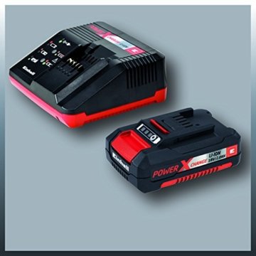 Einhell Akku Heckenschere GE-CH 1855/1 Li Set Power X-Change (Lithium Ionen, 18 V, 55 cm Schnittlänge, 18 mm Zahnabstand, inkl. 2,0 Ah Akku und Ladegerät) - 