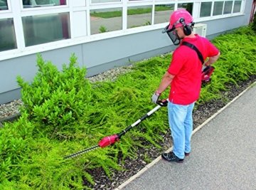 Einhell Akku Hochentaster und Heckenschere GE-HC 18 Li T Set Power X-Change (Lithium Ionen, 18 V, Teleskop, Schnittlänge Kettensäge 170 mm, Heckenschere 400 mm, inkl. 3,0 Ah Akku und Ladegerät) - 