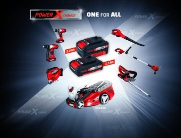Einhell Akku Rasentrimmer GE-CT 18 Li Solo Power X-Change (Lithium Ionen, 18 V, 240 mm Schnittkreis, 20 Kunststoffmesser, ohne Akku und Ladegerät) - 