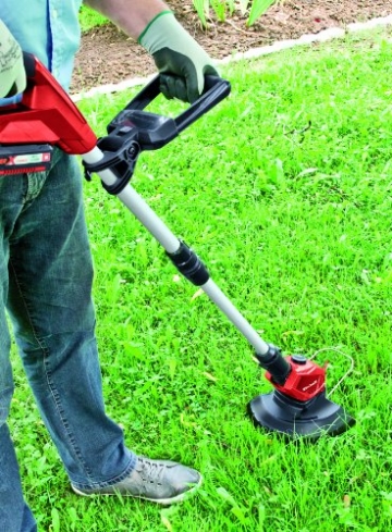 Einhell Akku Rasentrimmer GE-CT 18 Li Solo Power X-Change (Lithium Ionen, 18 V, 240 mm Schnittkreis, 20 Kunststoffmesser, ohne Akku und Ladegerät) - 