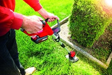 Einhell Akku Rasentrimmer GE-CT 18 Li Solo Power X-Change (Lithium Ionen, 18 V, 240 mm Schnittkreis, 20 Kunststoffmesser, ohne Akku und Ladegerät) - 