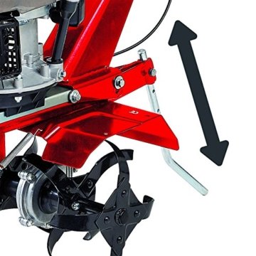 Einhell Benzin Bodenhacke GC-MT 1636 (1,3 kW, 36 cm Arbeitsbreite, 20 cm Arbeitstiefe, Bremssporn und Führungsgriffe höhenverstellbar) - 