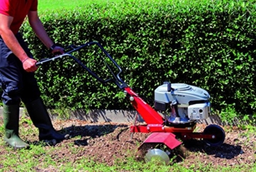 Einhell Benzin Bodenhacke GC-MT 3060 LD (3 kW, 139 cm³, 60 cm Arbeitsbreite, 23 cm Arbeitstiefe, Begrenzungsscheiben) - 