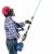 Einhell BG-CB 2041 TH Benzin-Multifunktionswerkzeug, Hochentaster+Sense+Trimmer+Heckenschere, 0,8 kW/1,1 PS, Tragegurt, Quick Start System - 