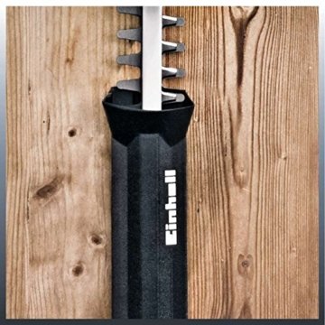 Einhell Elektro Heckenschere GC-EH 5550 (550 Watt, 500 mm Schnittlänge, 26 mm Zahnabstand, Schnittgutsammler) - 