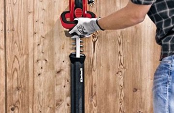 Einhell Elektro Heckenschere GC-EH 5550 (550 Watt, 500 mm Schnittlänge, 26 mm Zahnabstand, Schnittgutsammler) - 