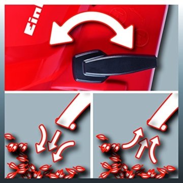 Einhell Elektro Laubsauger Laubbläser GC-EL 2500 E (2500 W, bis 240 km/h, 40 L Fangsack, Drehzahlregulierung, Tragegurt) - 