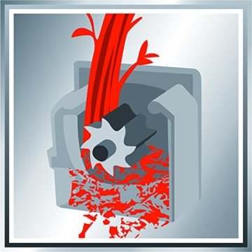 Einhell Elektro Leisehäcksler GC-RS 2540 (2000 W, max. 40 mm Aststärke, inkl. Gartenabfallsack) - 