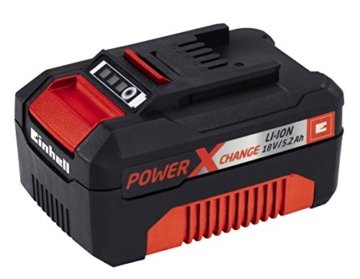 Einhell System Akku Power X-Change (Lithium Ionen Akku, 18 V, 5,2 Ah, passend für alle Power X-Change Geräte) -