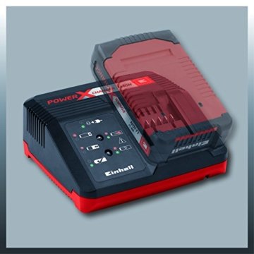 Einhell System Schnellladegerät Power X-Change (18 V, 30 Minuten Ladezeit, passend für alle Power X-Change Lithium Ionen Akkus) - 