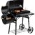 El Fuego Holzkohlegrill/Smoker Dakota, Schwarz, 122x133x66 cm - 