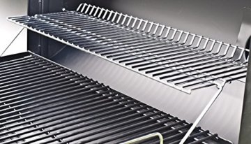 El Fuego Holzkohlegrill/Smoker Dakota, Schwarz, 122x133x66 cm - 
