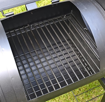 El Fuego Holzkohlegrill/Smoker Dakota, Schwarz, 122x133x66 cm - 