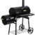 El Fuego Holzkohlegrill/Smoker Dakota, Schwarz, 122x133x66 cm -