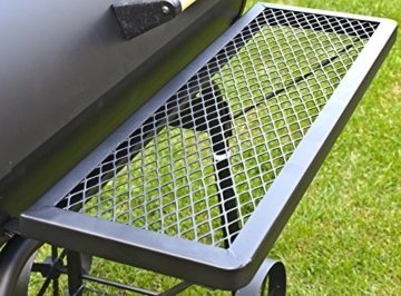 El Fuego Holzkohlegrill/Smoker Dakota, Schwarz, 122x133x66 cm - 