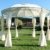 Eleganter Gartenpavillon 3,5 Meter Durchmesser mit 6 Vorhängen Modell: 7073-A von AS-S -
