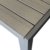 Eleganter Gartentisch für bis zu 8 Personen Aluminium Polywood / Non Wood Tischplatte 205x90cm grau/grau Esszimmertisch Küchentisch Esstisch Gartenmöbel Terrassenmöbel Esszimmermöbel - 