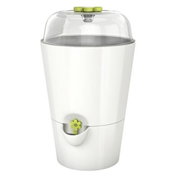 Emsa 515565 Kräutertopf Fresh Herbs Grow, weiß - 