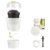 Emsa 515565 Kräutertopf Fresh Herbs Grow, weiß - 