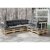 [en.casa] Palettenkissen - 11-teilig - Sitzpolster + Rückenkissen [hellgrau] Paletten-Sofa In/Outdoor - 