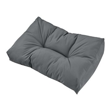 [en.casa] Palettenkissen - 11-teilig - Sitzpolster + Rückenkissen [hellgrau] Paletten-Sofa In/Outdoor - 