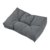 [en.casa] Palettenkissen - 11-teilig - Sitzpolster + Rückenkissen [hellgrau] Paletten-Sofa In/Outdoor - 