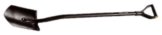 Fiskars 131430/1224255 Gärtnerspaten, spitz, D-Griff, Länge: 124,5 cm -