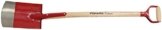 Fiskars Classic Gärtnerspaten, Blattform rund, Rot -