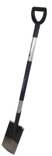 Freund Aluline 69452 Gärtnerspaten 27 x 17,5 cm mit Tritt, Aluminiumstiel -