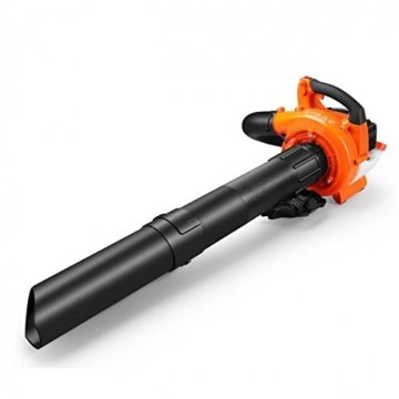 FUXTEC Benzin Laubsauger FX-LBS126 Laubbläser Häcksler 4in1 Funktion inkl. zwei Blasrohre und Fangsack, getestet Oberklasse 1,4 - 