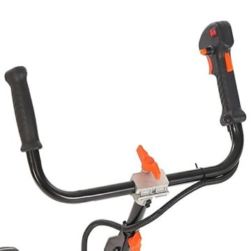 FUXTEC Benzin Motorsense auf Rädern FX-FSR152 mit 52 cc, großen Lufträdern und 3 PS Leistung Trimmer Rasentrimmer Freischneider fs Faden 2-Takt - 