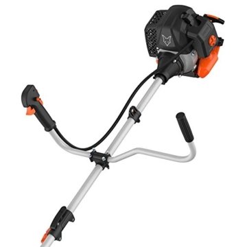 FUXTEC Benzin Motorsense FX-MS152 mit 52 cc, 2in1 Multitool , Profi-Tragegurt und 3 PS Leistung Trimmer Rasentrimmer Freischneider fs Faden 2-Takt, getestet in der Oberklasse mit Note 1,4 Easy Starter - 