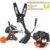 FUXTEC Benzin Motorsense FX-MS152 mit 52 cc, 2in1 Multitool , Profi-Tragegurt und 3 PS Leistung Trimmer Rasentrimmer Freischneider fs Faden 2-Takt, getestet in der Oberklasse mit Note 1,4 Easy Starter -