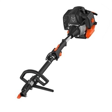 FUXTEC Benzin Motorsense FX-MT152E 5in1 Multitool, 52 cc, Profi-Tragegurt und inkl. 1m Verlängerung 3 PS Kombigerät Heckenschere Hochentaster Kombisystem Freischneider fs 2-Takt Test Oberklasse 1,4 - 
