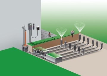 Gardena 8201-29 Sprinklersystem Turbinen-Versenkregner T 100 - 