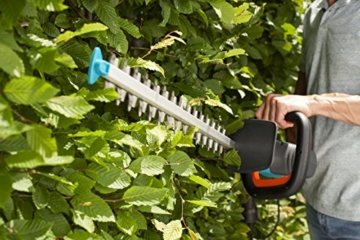 Gardena Elektro-Heckenschere Comfort Cut 600/55, 1 Stück, schwarz/türkis/orange, 09834-20 - 