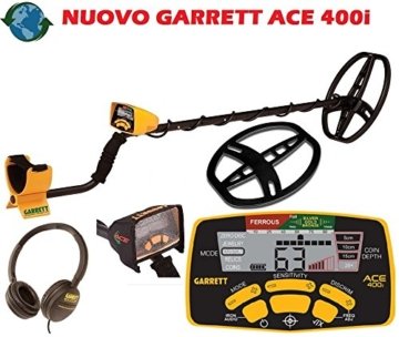 GARRETT ACE 400i Premium Set Metalldetektor Metalllsuchgerät Detektor ACE 400 i Metal Detector -