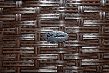 Gartenmöbel Garten Lounge Sitzgruppe Rattan Cannes brown - 