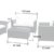 Gartenmöbel Garten Lounge Sitzgruppe Rattan Cannes brown - 