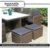 Gartenmöbel PolyRattan Essgruppe Tisch mit 8 Stühlen & 4 Hocker DEUTSCHE MARKE -- EIGNENE PRODUKTION Garten Möbel incl. Glas und Sitzkissen Ragnarök-Möbeldesign braun - 