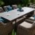 Gartenmöbel Set Como"XL"-8 Tisch ausziehbar (205/260) Holzdekor mit 8 Sessel Rattan Polyrattan Geflecht -